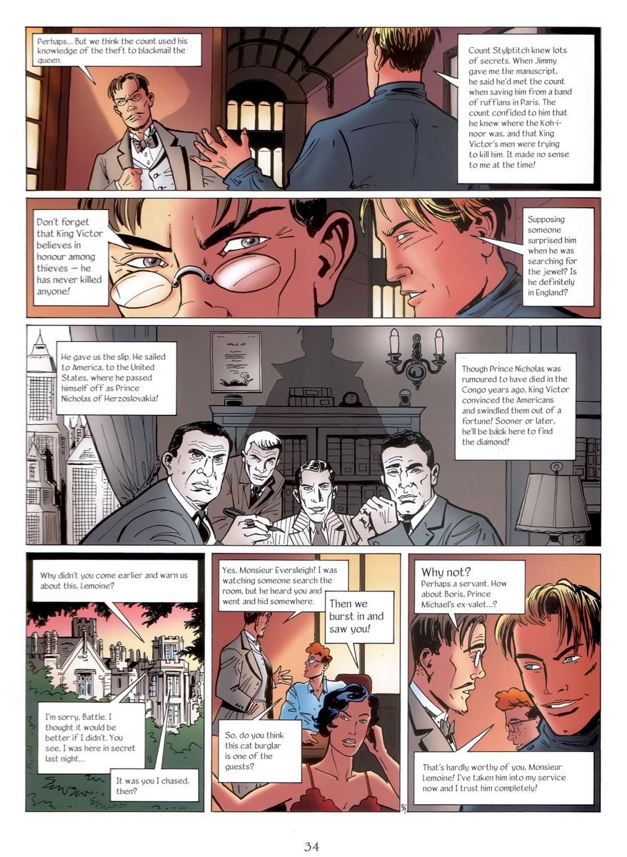 Agatha Christie's - The secret of chimneys (2007) - sample page 3