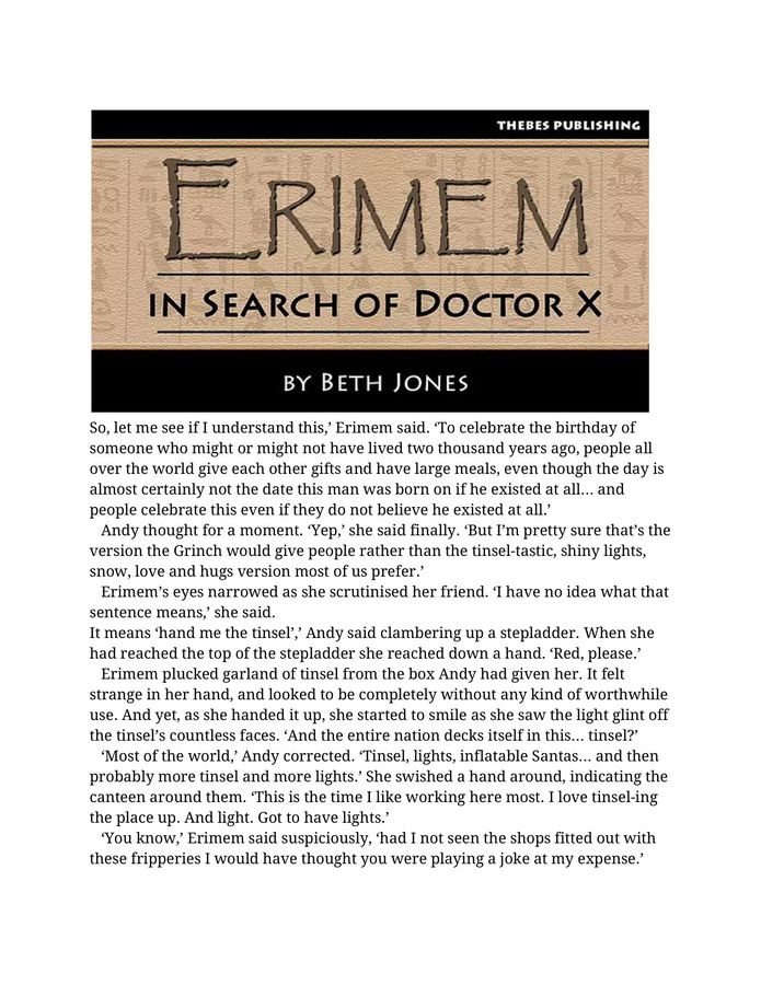 02. In Search of Doctor X
