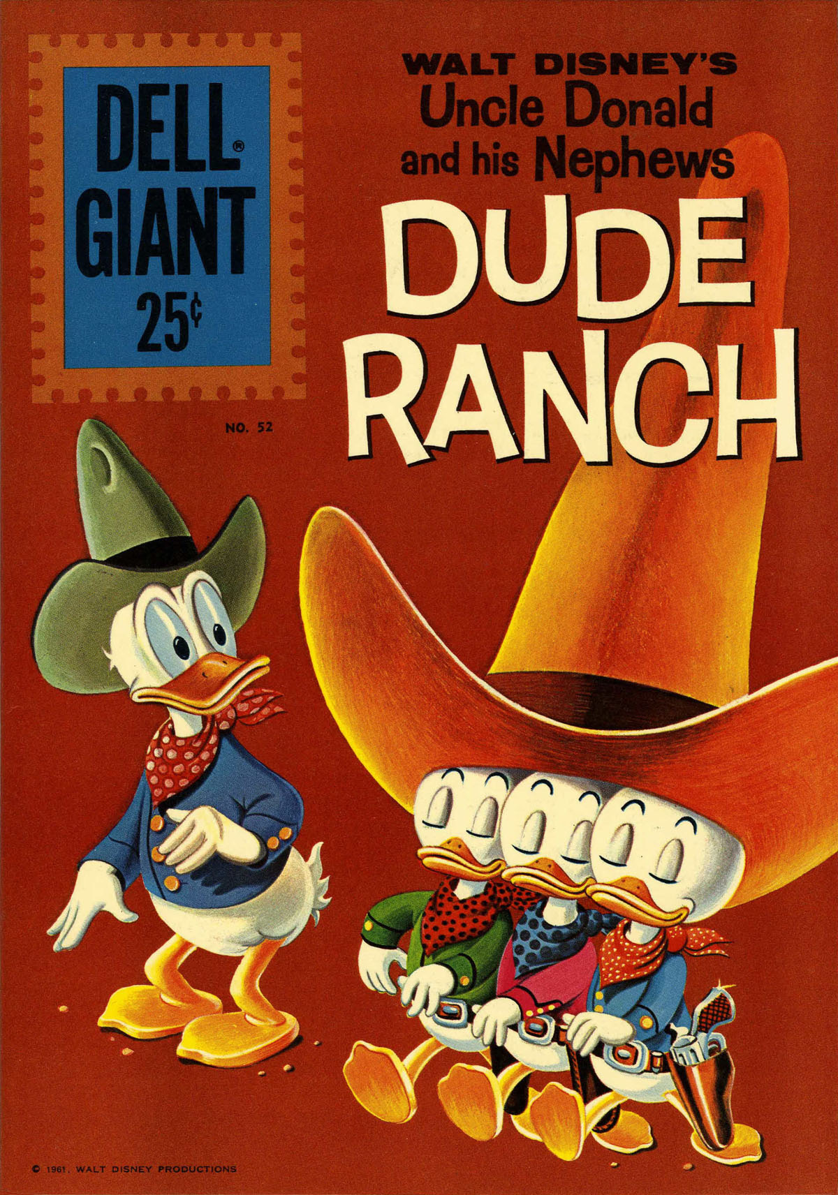 Dell Giant 52 Uncle Donald and his Nephews Dude Ranch