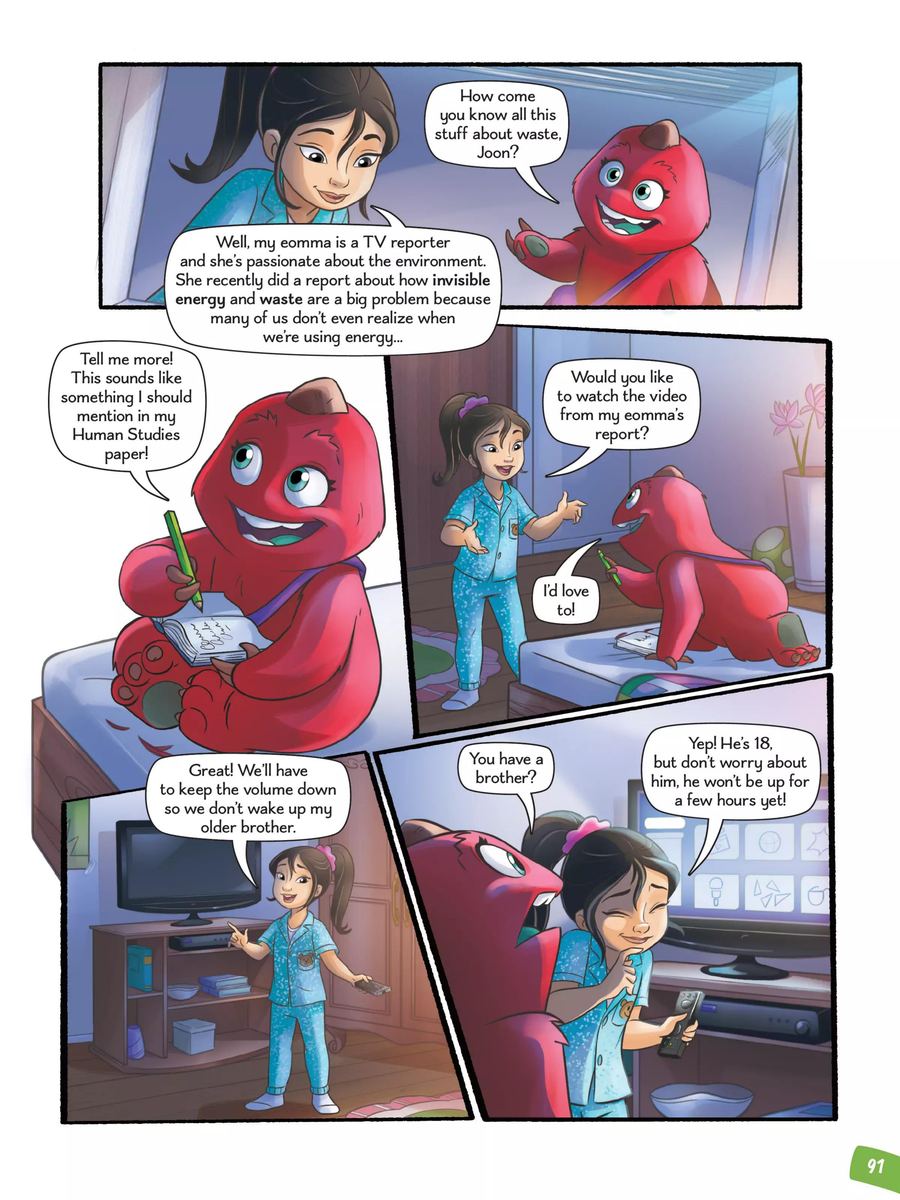 Disney Science in Comics - sample page 3