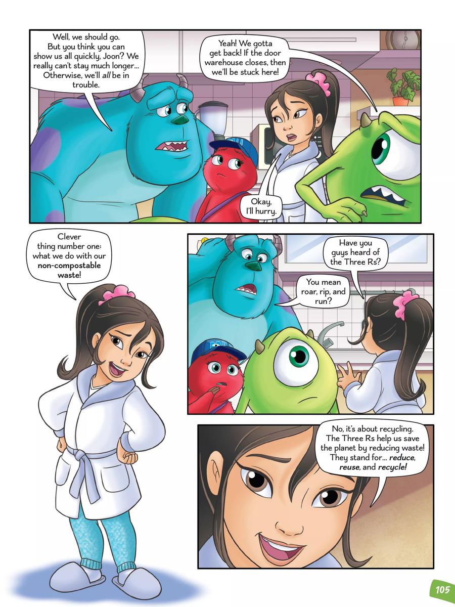 Disney Science in Comics - sample page 5