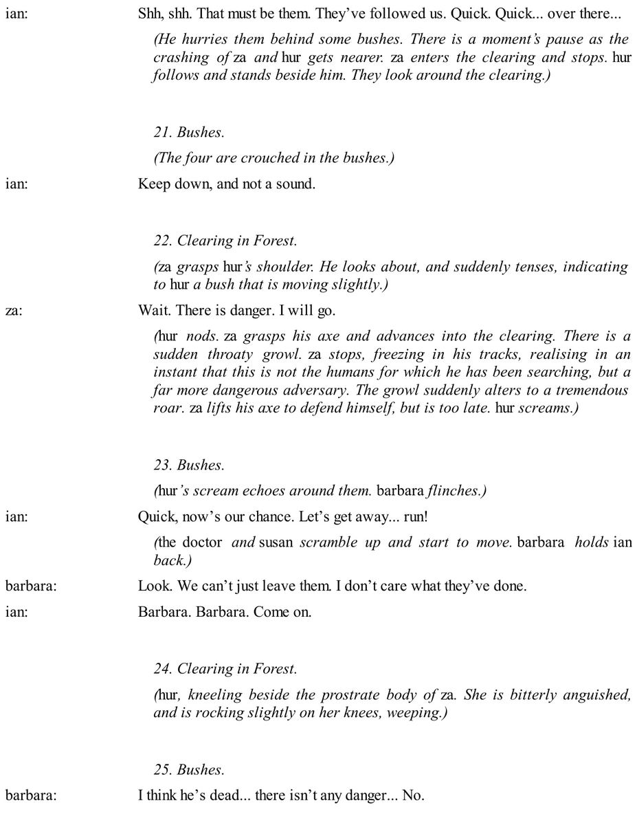 Doctor Who - The Scripts - sample page 1