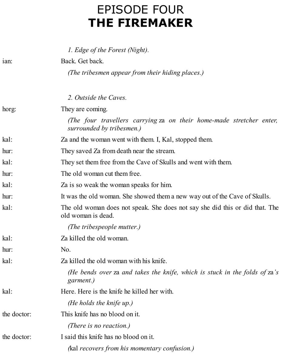 Doctor Who - The Scripts - sample page 3