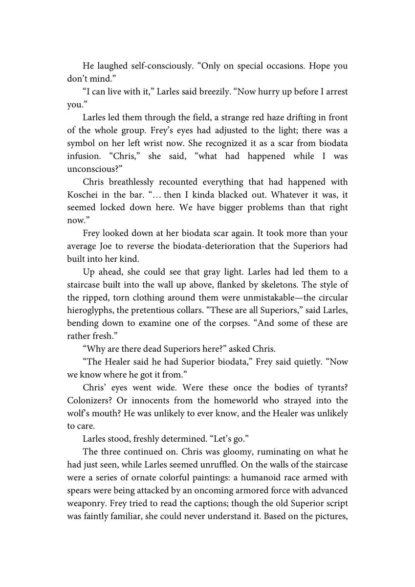 Down the Middle - sample page 4