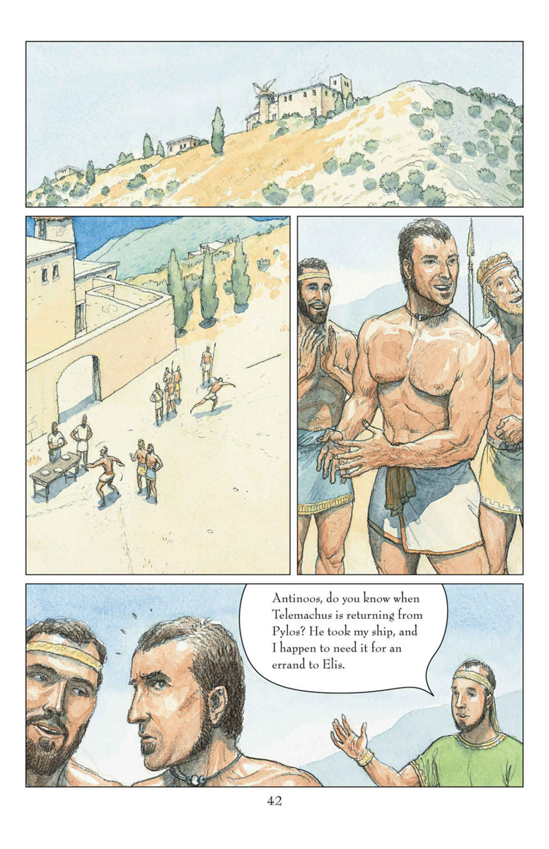 Gareth Hinds - The Odyssey - sample page 1