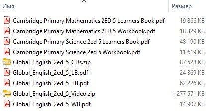 5 - Primary Science & Primary Mathematics & Global English