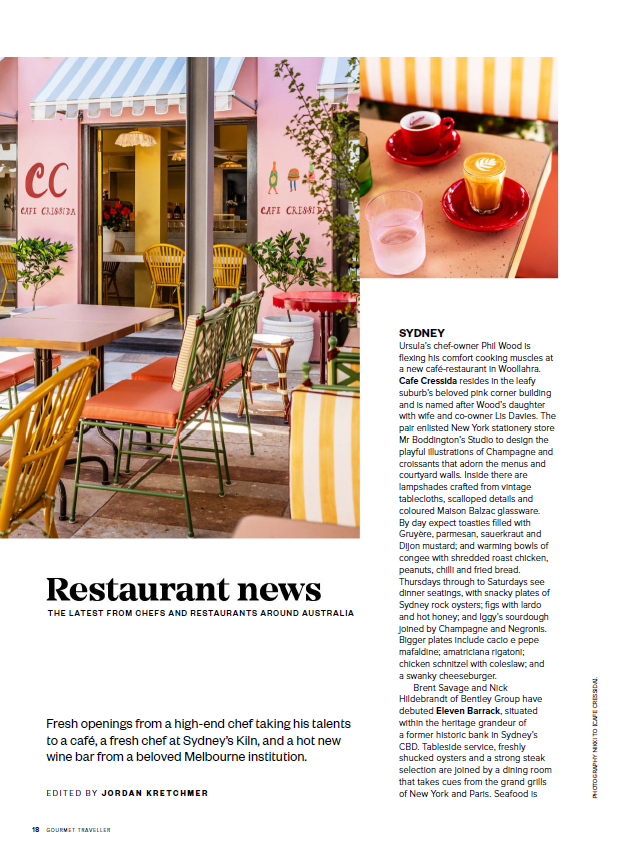 Gourmet Traveller - sample page 1