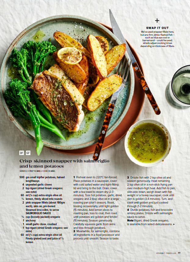 Gourmet Traveller - sample page 2