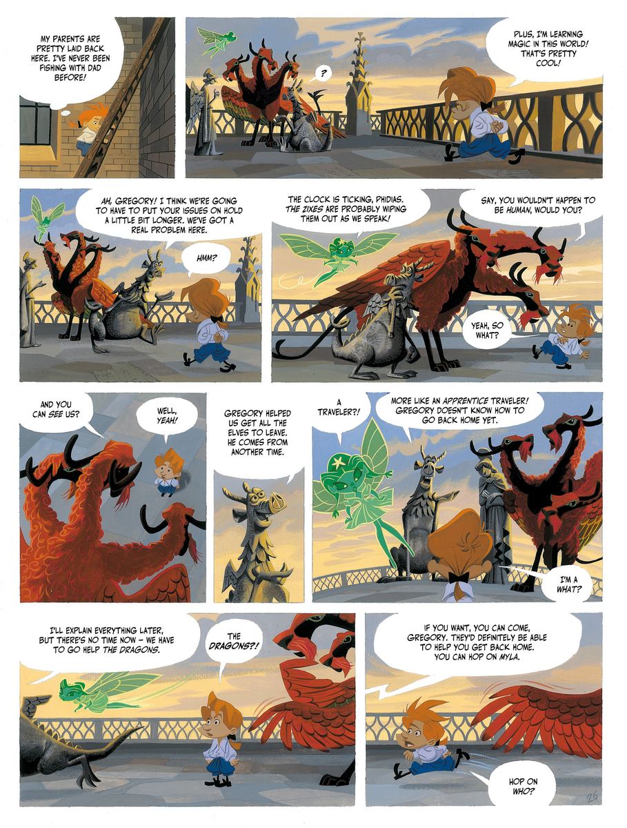 Gregory and the Gargoyles - sample page 2