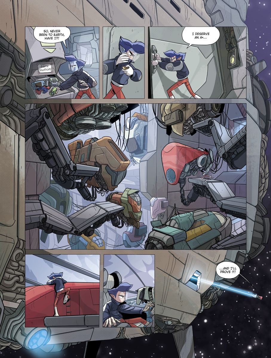 Hercules Intergalactic Agent - sample page 3